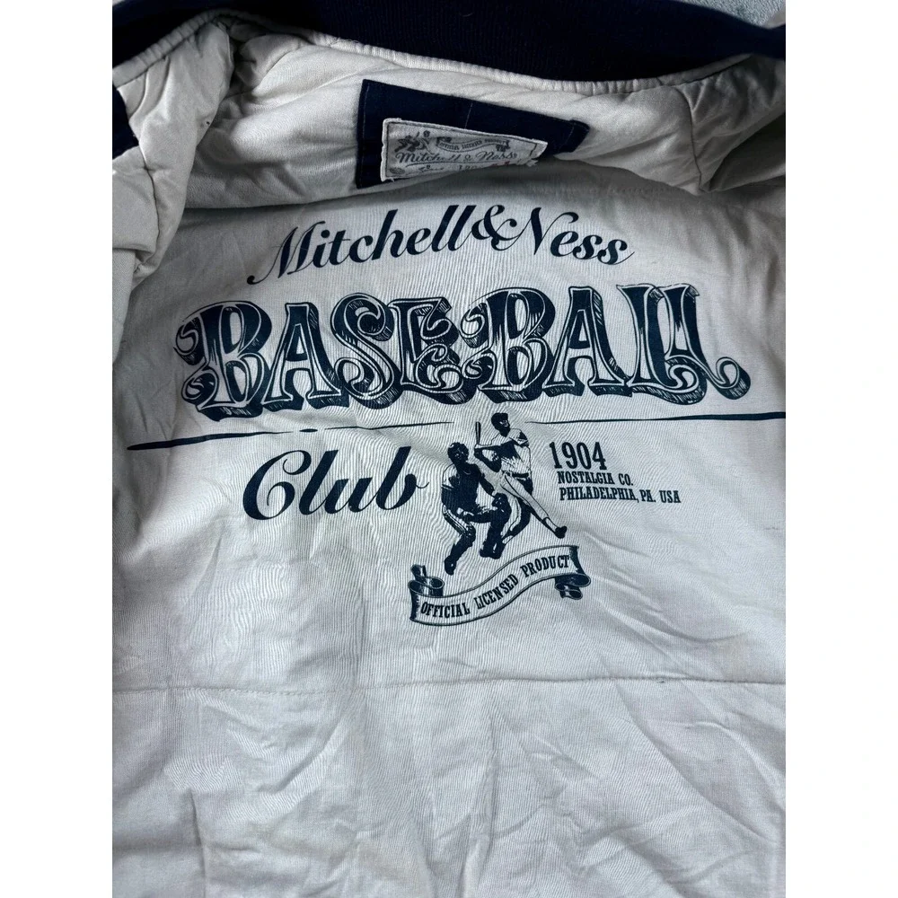Minnesota Twins Mitchell & Ness Zip Up Jacket Size XL